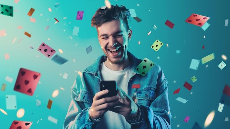 Mobile phone screen showing Lightning Dice betting interface with dice total prediction buttons